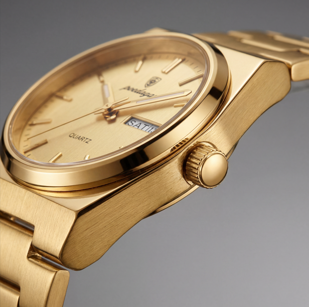 Poedagar Classic Gold Quartz Watch