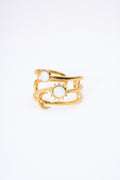 Anillo triple sol y luna — ajustable