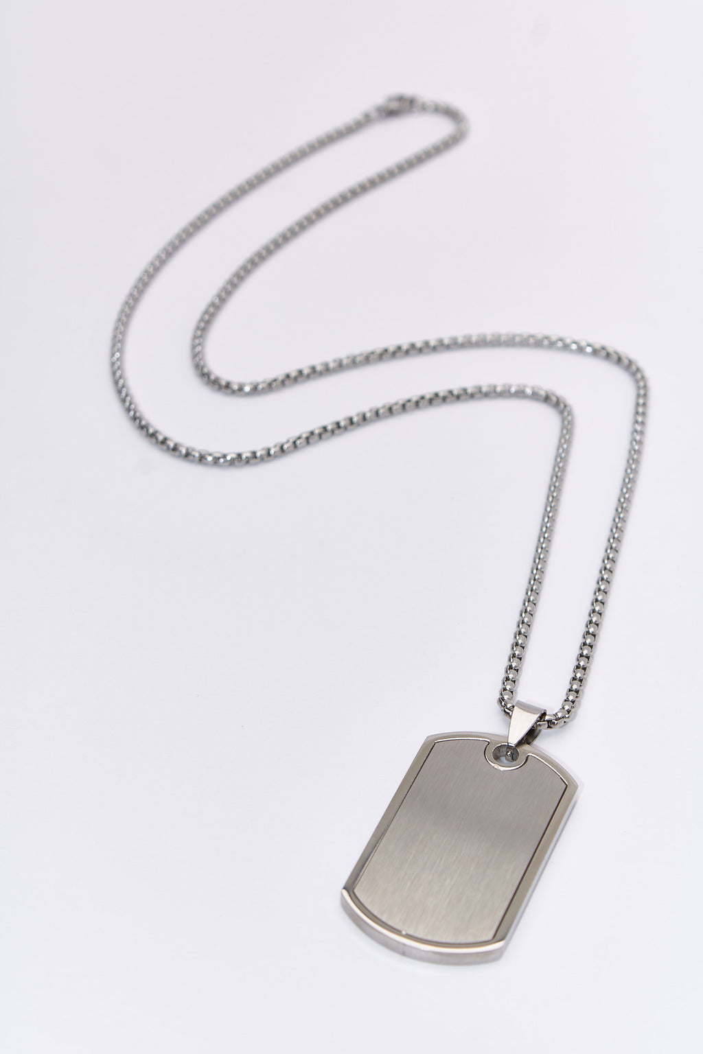 Collar placa militar rectangular
