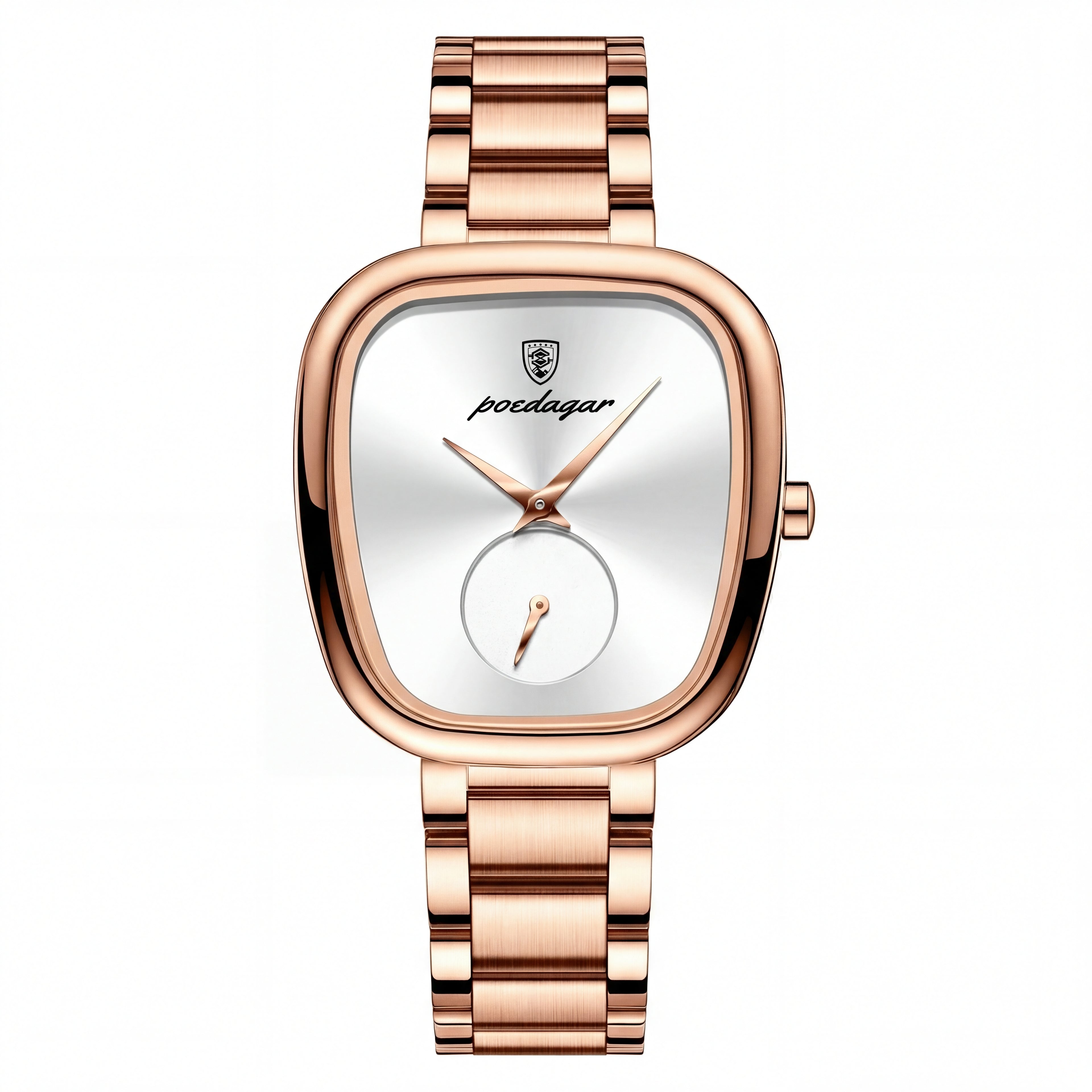 Poedagar Minimalist Rose Gold Watch