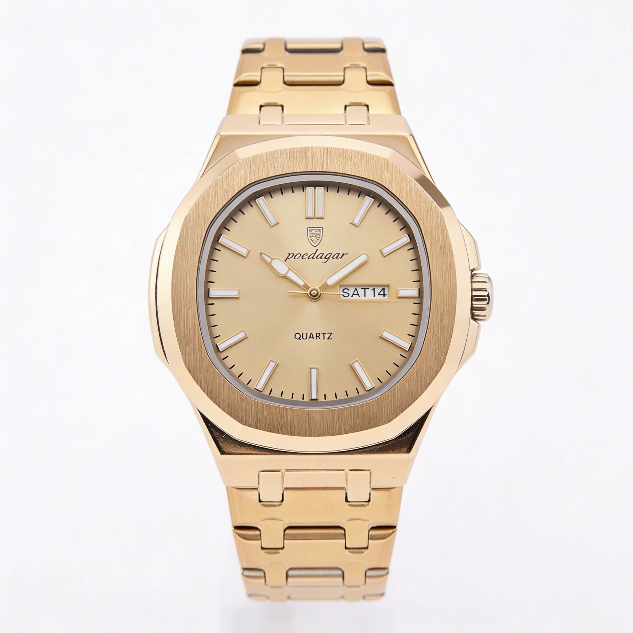 Poedagar Gold Quartz Watch